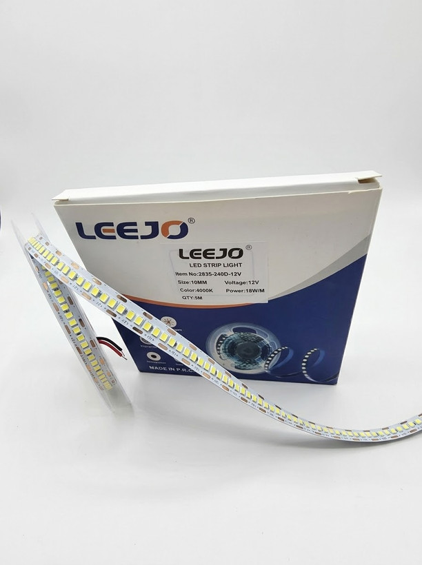 ریسه ال ای دی (LED) نواری لیجو مدل 2835 تراکم 240 – نور نچرال (4000K) رول 5 متری